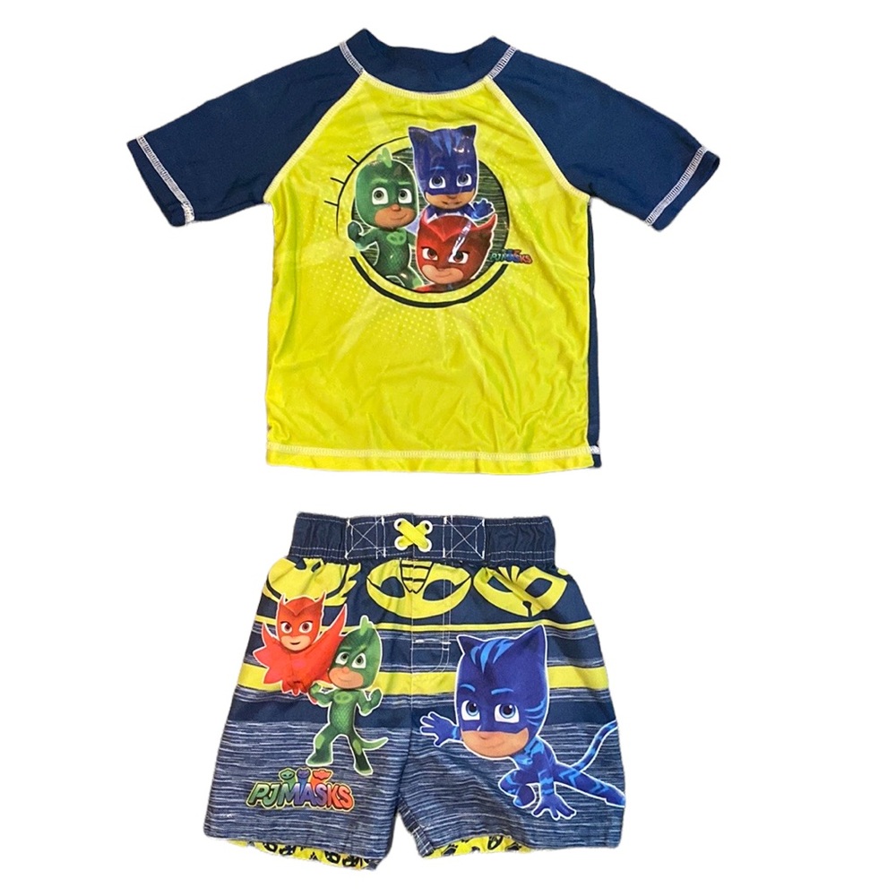 Boys 2 Piece PJ Masks Swim Outfit
